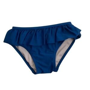 Tea Collection Ruffle Swim Bottoms - Deep Blue - 4T